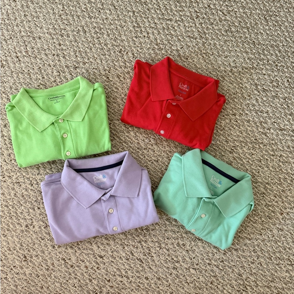 Croft & Barrow Polo Shirt Bundle